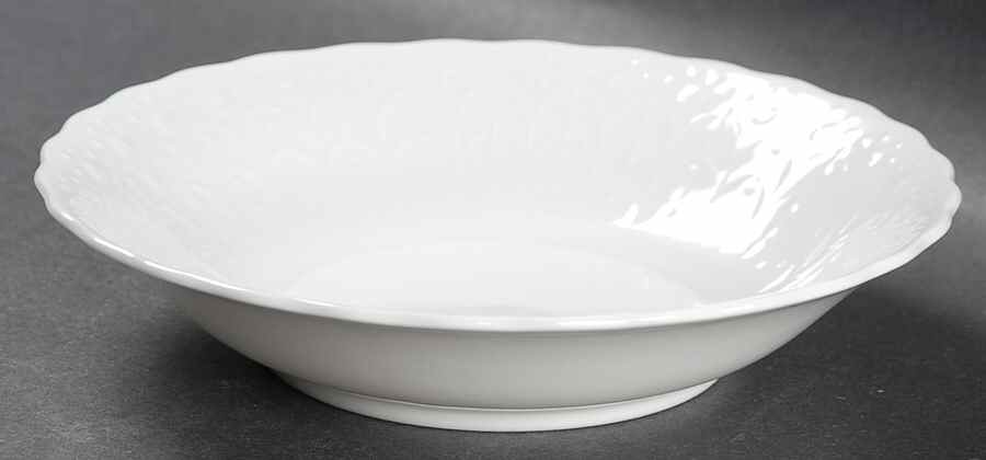 White Silk Fruit/Dessert (Sauce) Bowl by Mikasa-1