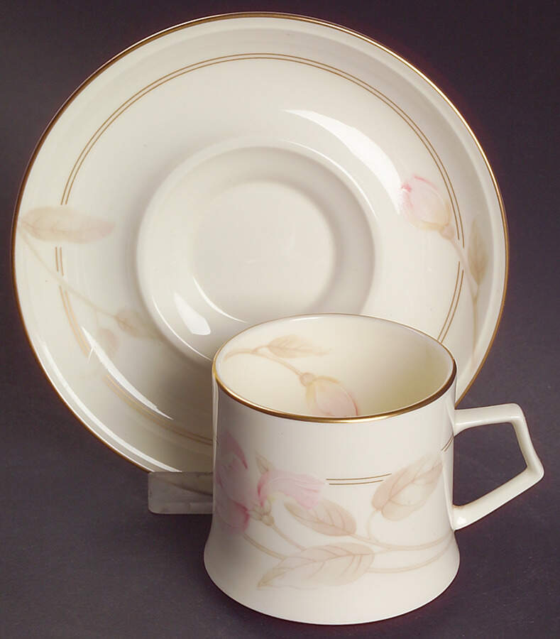 With Love Flat Demitasse Cup & Saucer Set by Mikasa-1