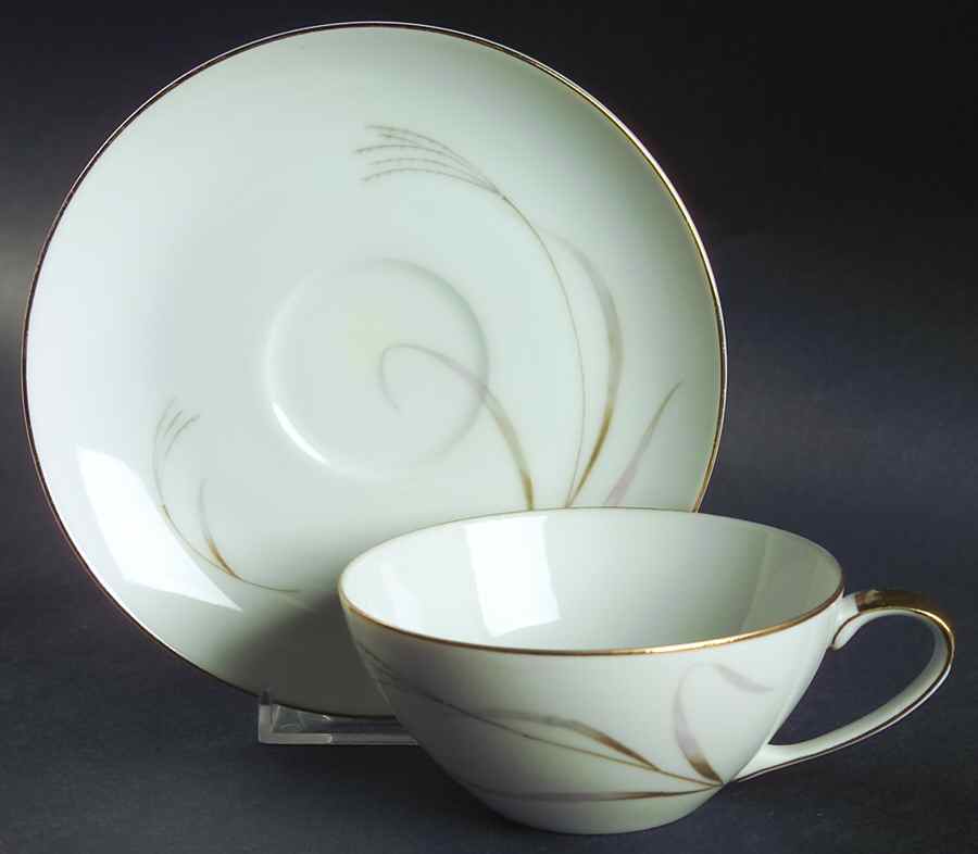 Wind Swept Flat Cup & Saucer Set by Mikasa-1