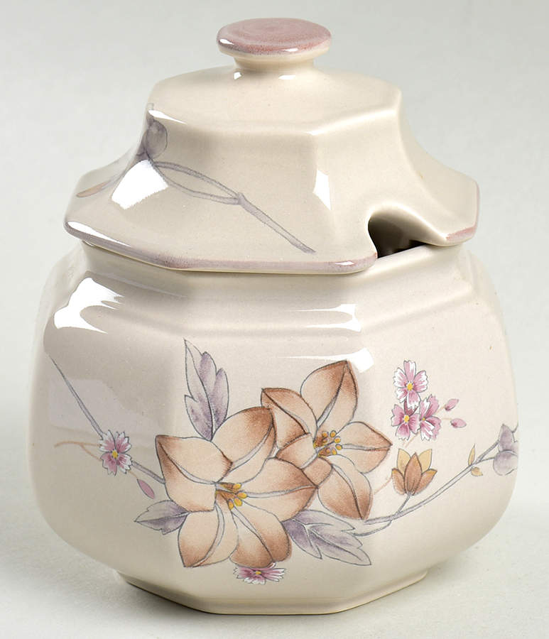Woodland Sugar Bowl & Lid by Mikasa-1