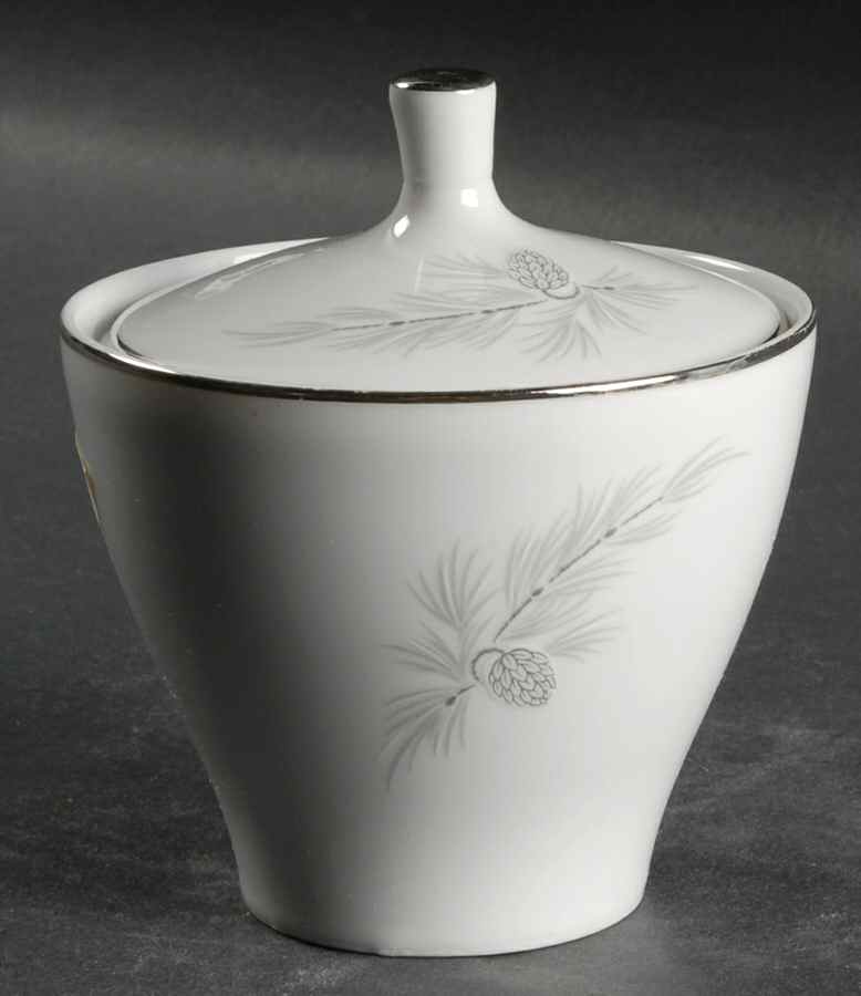 Wood Song Sugar Bowl & Lid by Mikasa-1