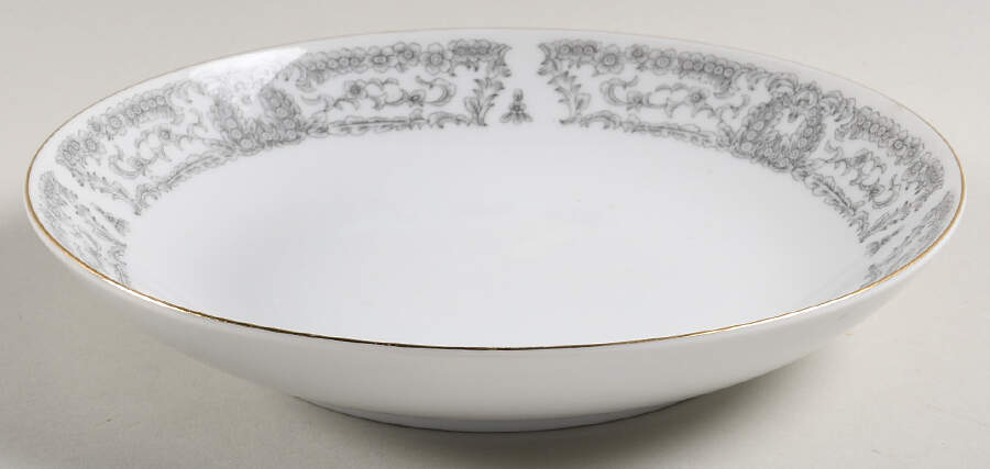 Grey Renaissance Coupe Soup Bowl by Mimosa-1