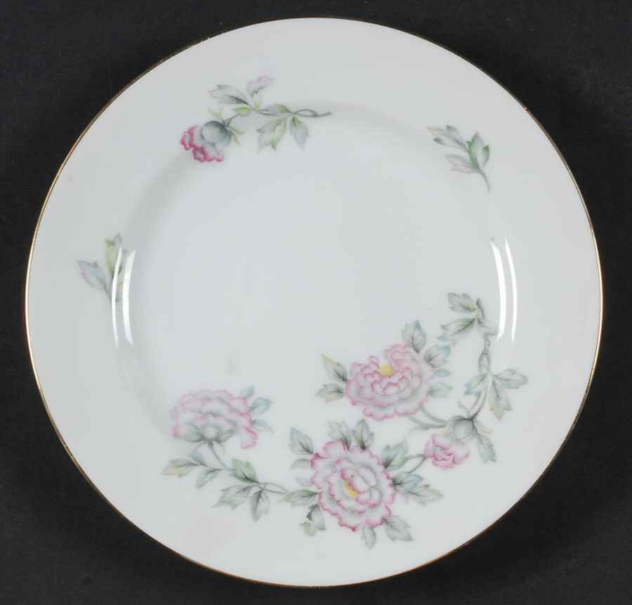 Malay Pink Salad Plate by Mikado-1