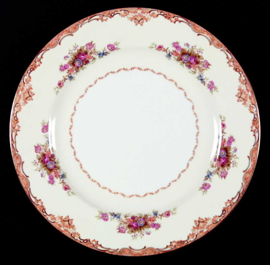 Tan Traditional Dinner Plate by Mikado-1