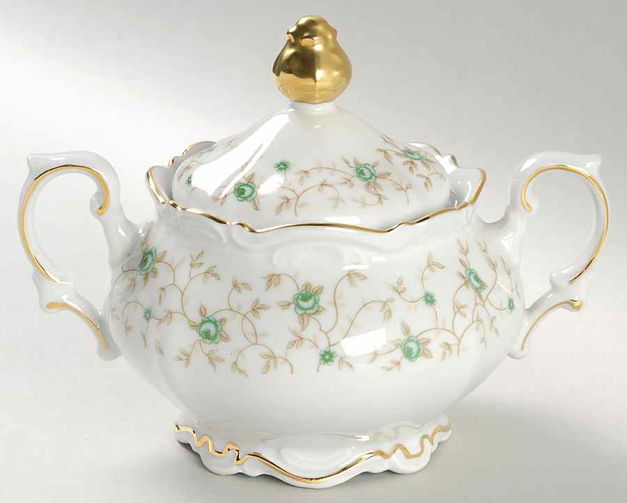Lady Patricia Sugar Bowl & Lid by Mitterteich-1