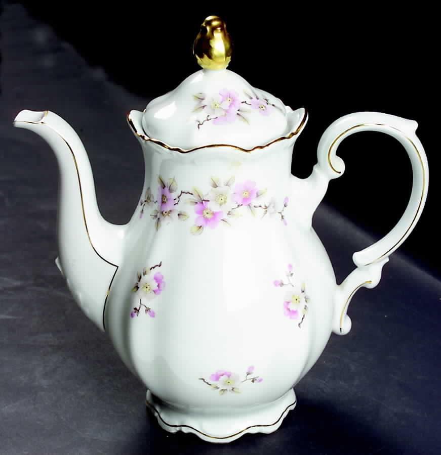 Springtime Coffee Pot & Lid by Mitterteich-1