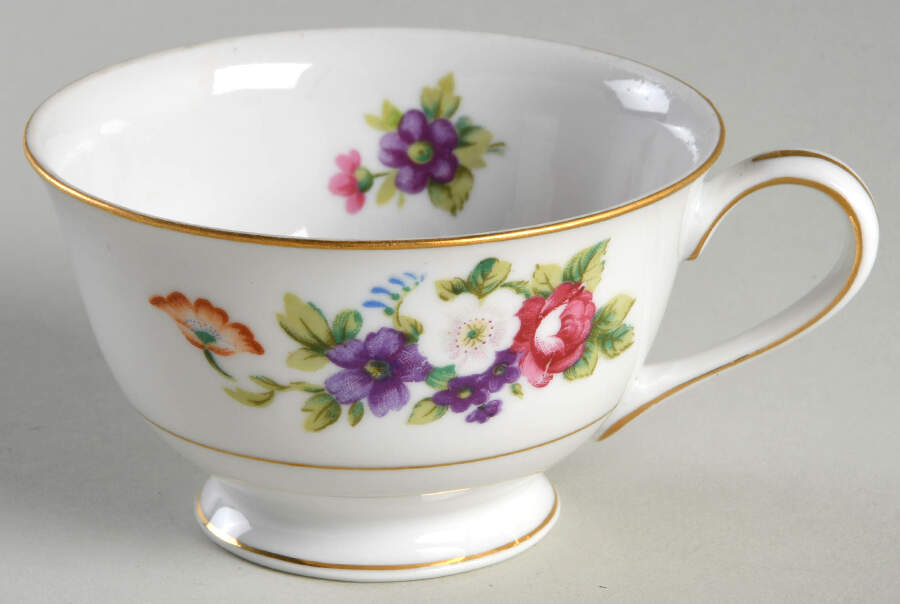Dresden Rose Footed Cup by Mikuni-1