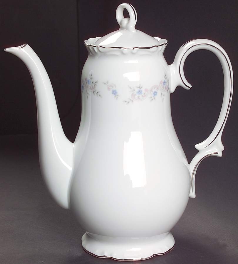 Springtime Coffee Pot & Lid by Modern China & Table Institute-1