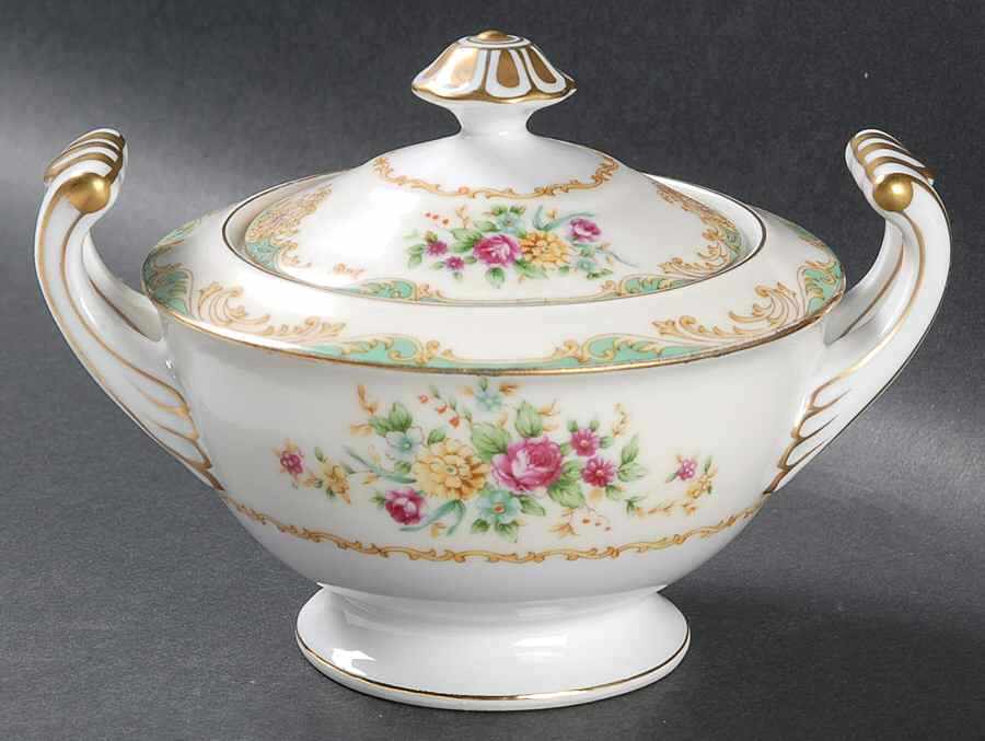 Coronado Sugar Bowl & Lid by Monarch (Japan)-1