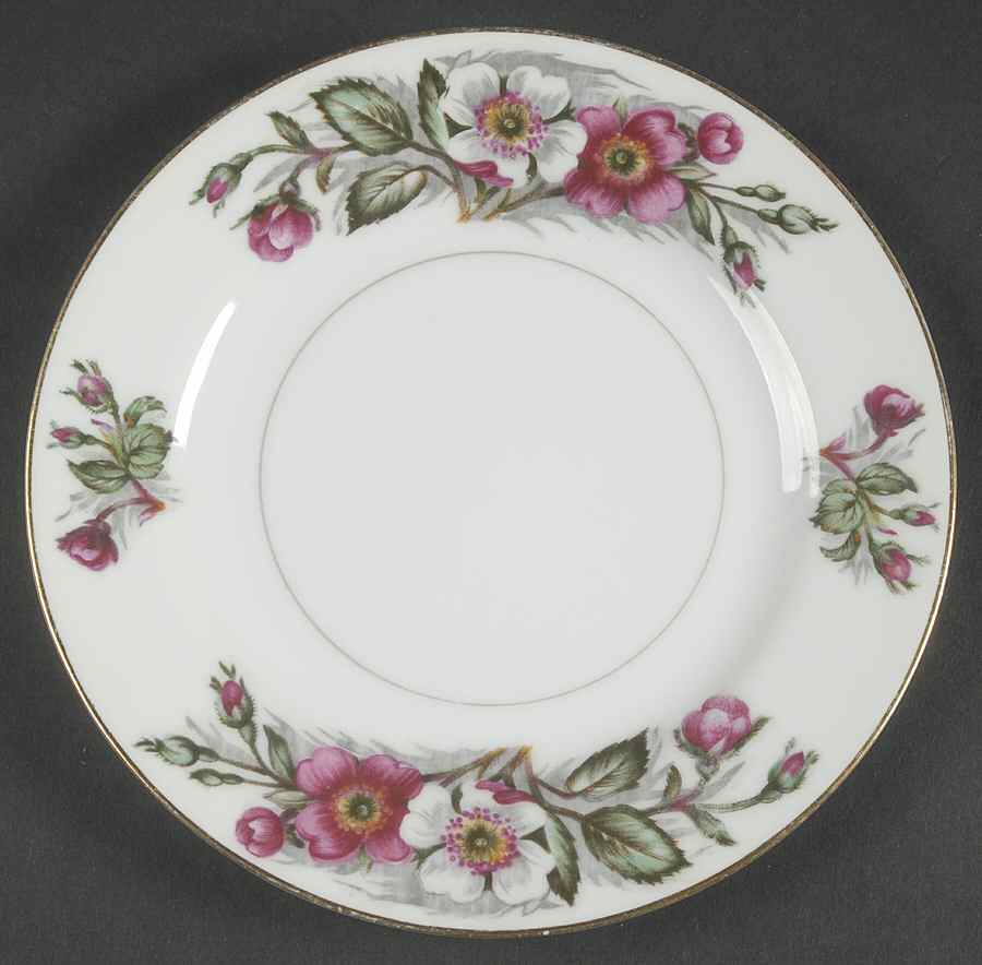 Montana Rose Bread & Butter Plate by Monarch (Japan)-1