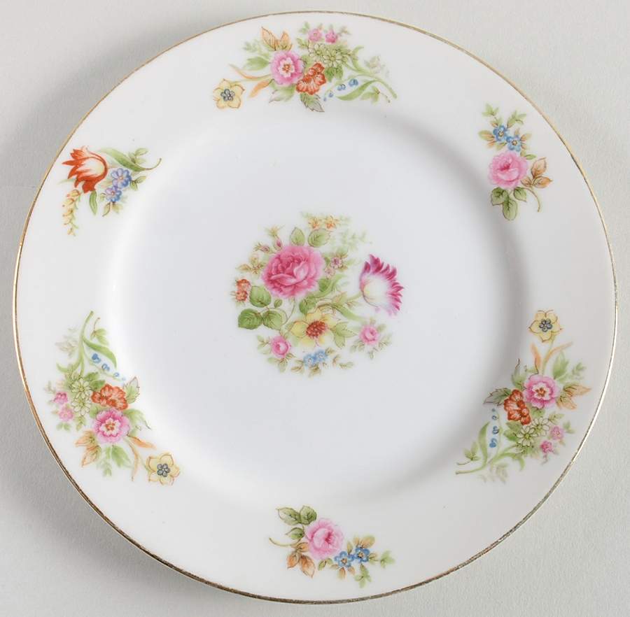 Sunnyvale (No Green Border) Bread & Butter Plate by Monarch (Japan)-1