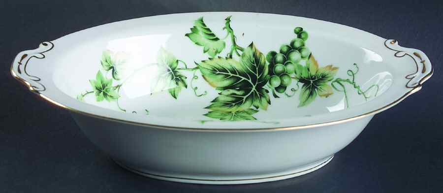 Virginia 10" Oval Vegetable Bowl by Monarch (Japan)-1