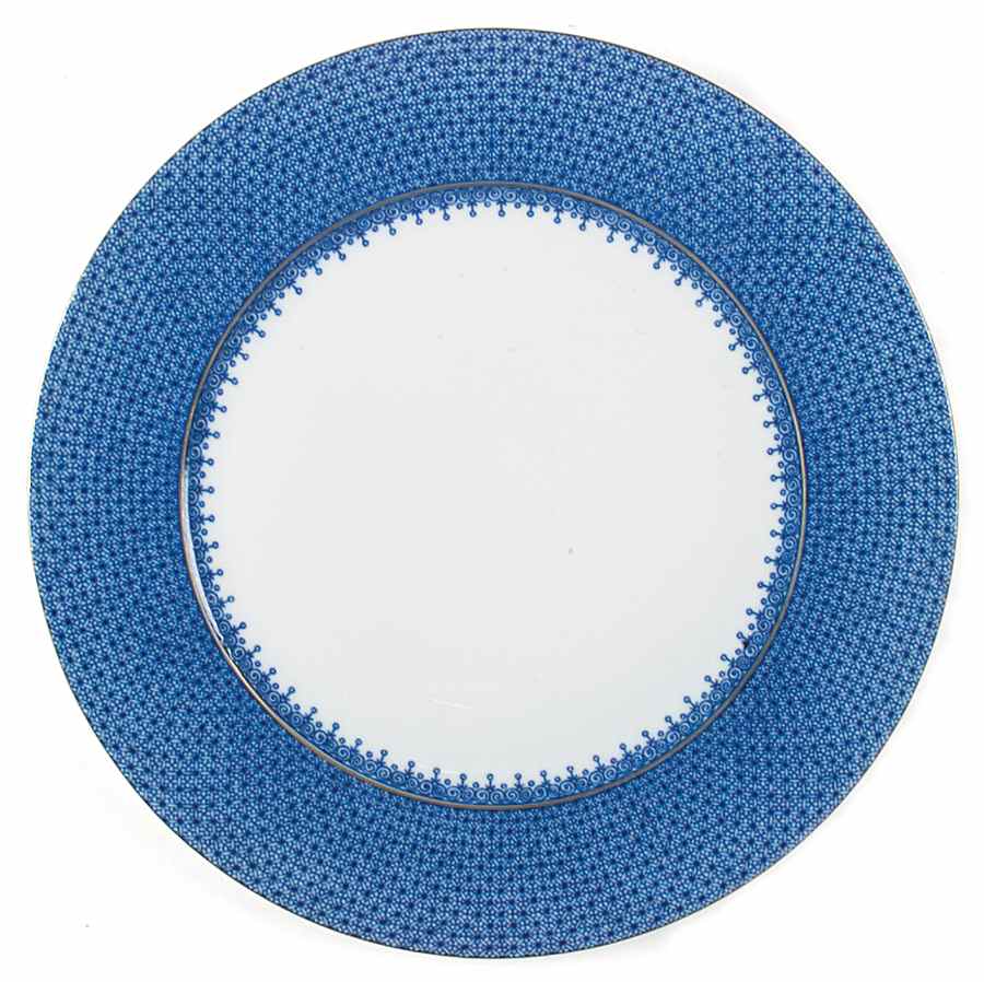 Blue Lace Service Plate (Charger) by Mottahedeh-1