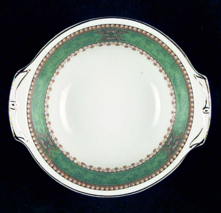 Savoy Green Lugged Cereal Bowl by Morley Fox & Company-1