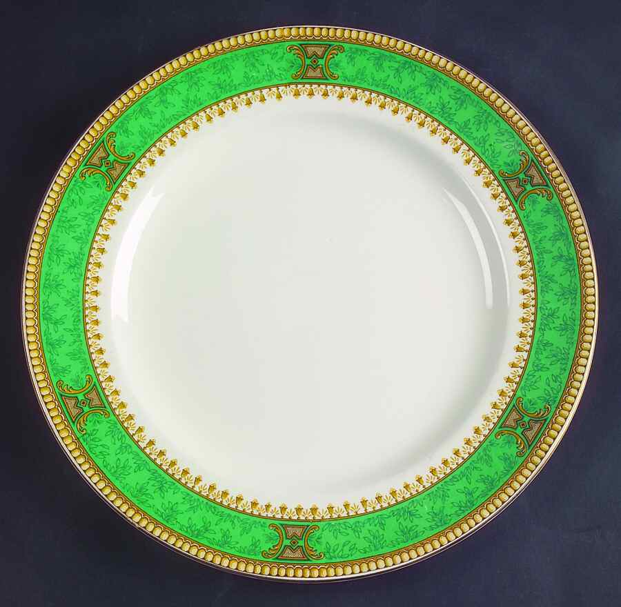 Savoy Green Dinner Plate by Morley Fox & Company-1
