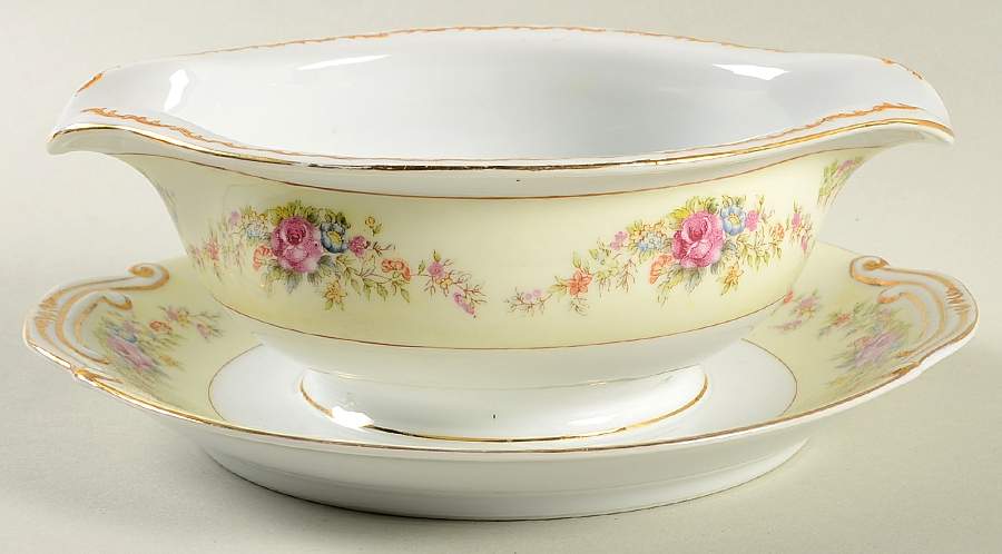 MRU1 Gravy Boat with Attached Underplate by Maruichi-1