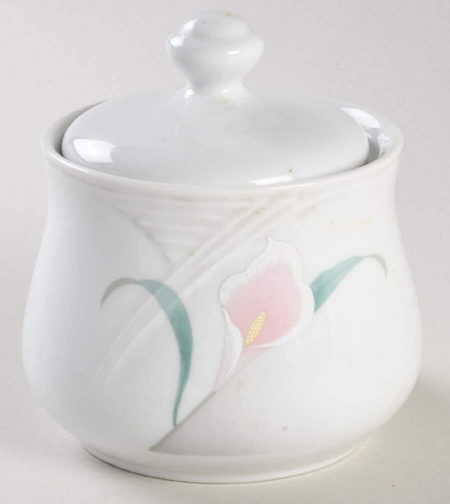 Ballerina Grey Sugar Bowl & Lid by MSC-1