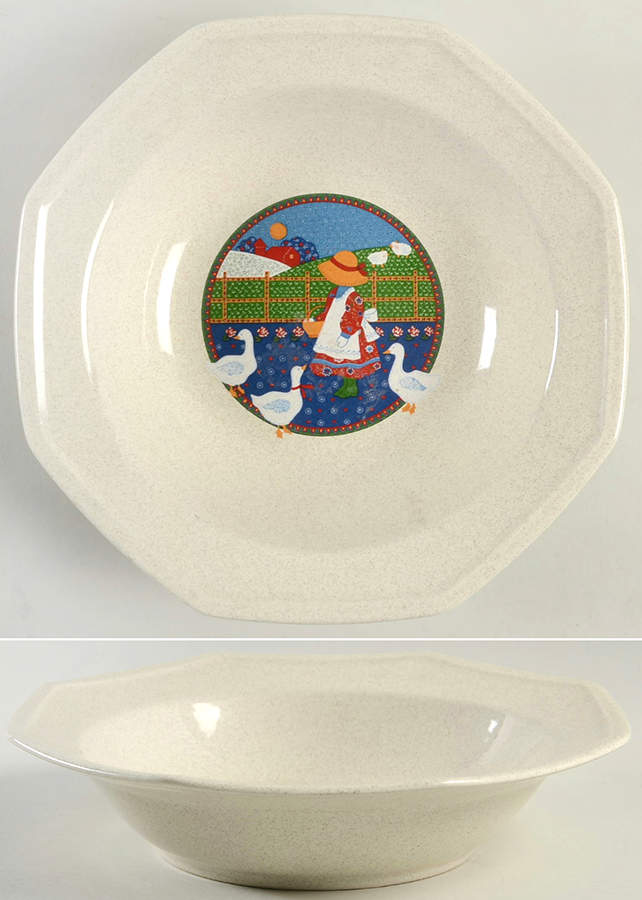 Plain & Fancy 9" Round Vegetable Bowl by Market Square-1