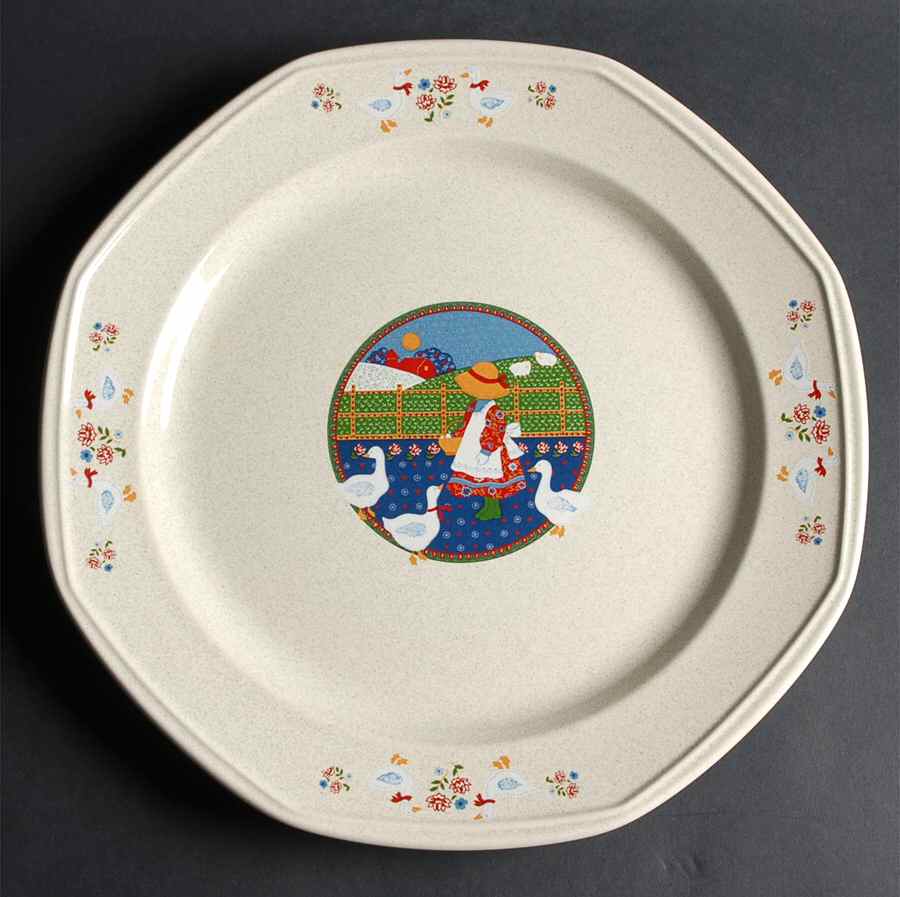 Plain & Fancy 11" Chop Plate (Round Platter) by Market Square-1