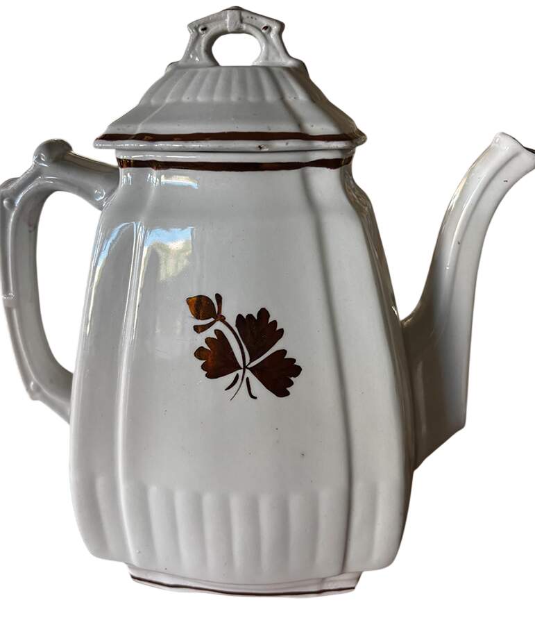 Tea Leaf Coffee Pot & Lid by Mellor Taylor-1