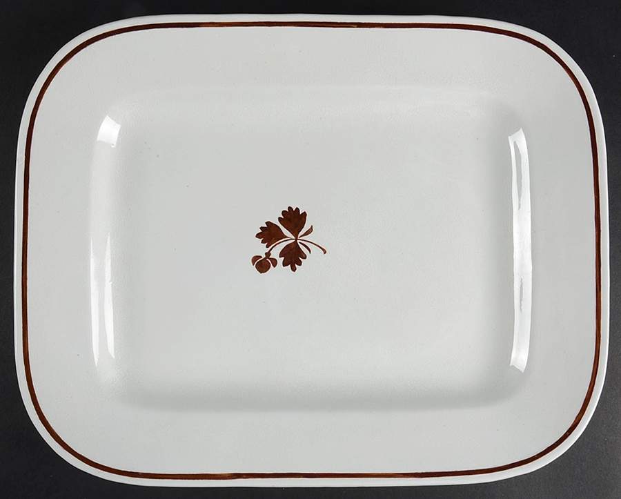 Tea Leaf 14" Rectangular Serving Platter by Mellor Taylor-1