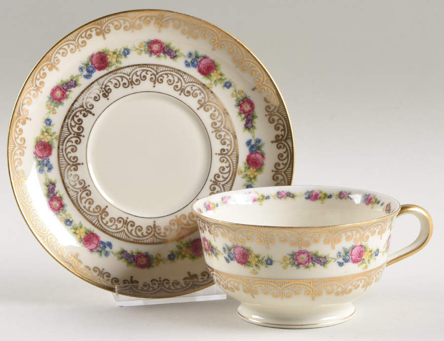 The Augustus Rex Footed Cup & Saucer Set by Paul Muller-1