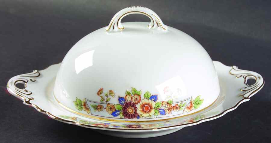 The Autumn Round Covered Butter by Paul Muller-1