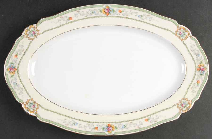 Brandon 14" Oval Serving Platter by Paul Muller-1