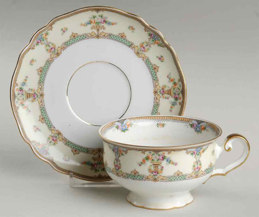 The Wakefield Footed Cup & Saucer Set by Paul Muller-1