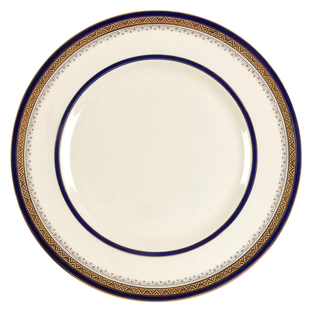 The Crowning Cobalt Dinner Plate by Myott Staffordshire-1