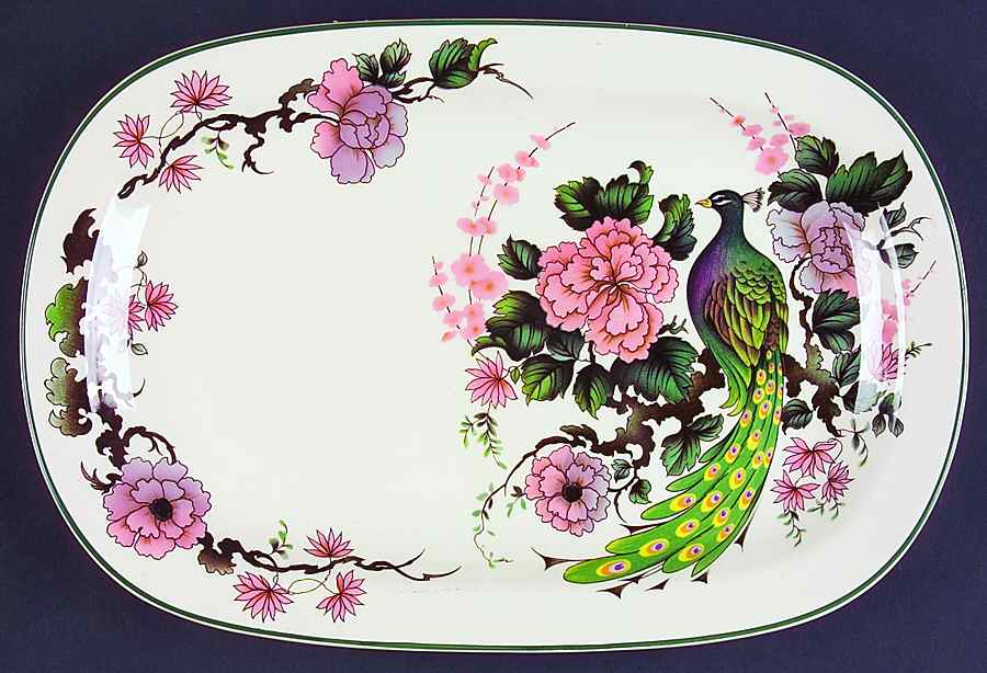 Exotic Garden 12" Oval Serving Platter by Franciscan-1