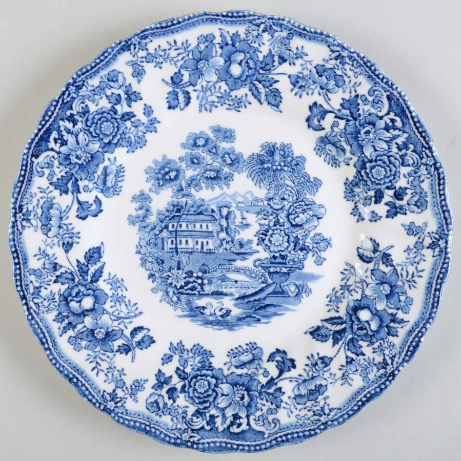 Tonquin Blue (Myott Backstamp) Salad Plate by Myott Staffordshire-1