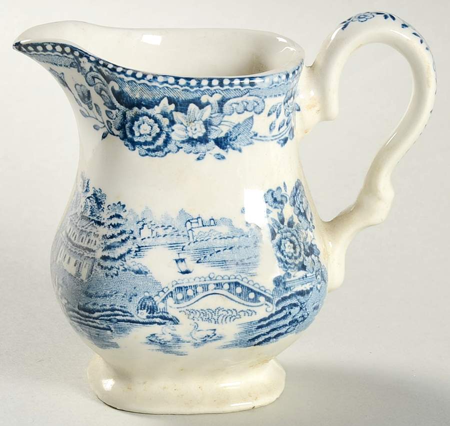 Tonquin Blue (Myott Backstamp) Creamer by Myott Staffordshire-1