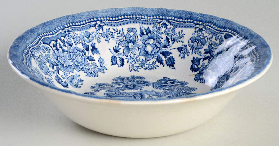 Tonquin Blue (Myott Meakin Backstamp) Coupe Cereal Bowl by Myott Staffordshire-1
