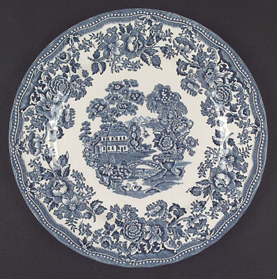 Tonquin Blue (Myott Meakin Backstamp) Dinner Plate by Myott Staffordshire-1