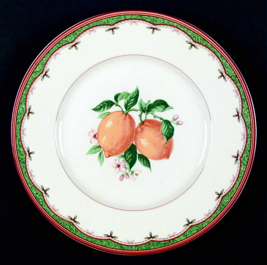 Lemon Twist Salad Plate by Mikasa-1