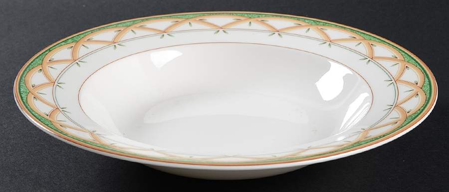 Lemon Twist Large Rim Soup Bowl by Mikasa-1