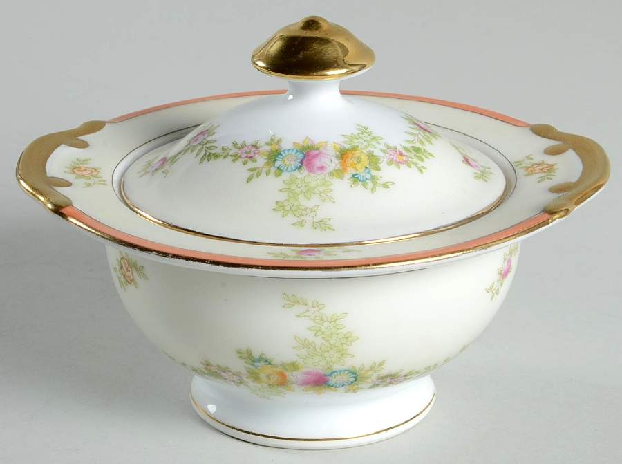 MEI477 Sugar Bowl & Lid by Meito-1