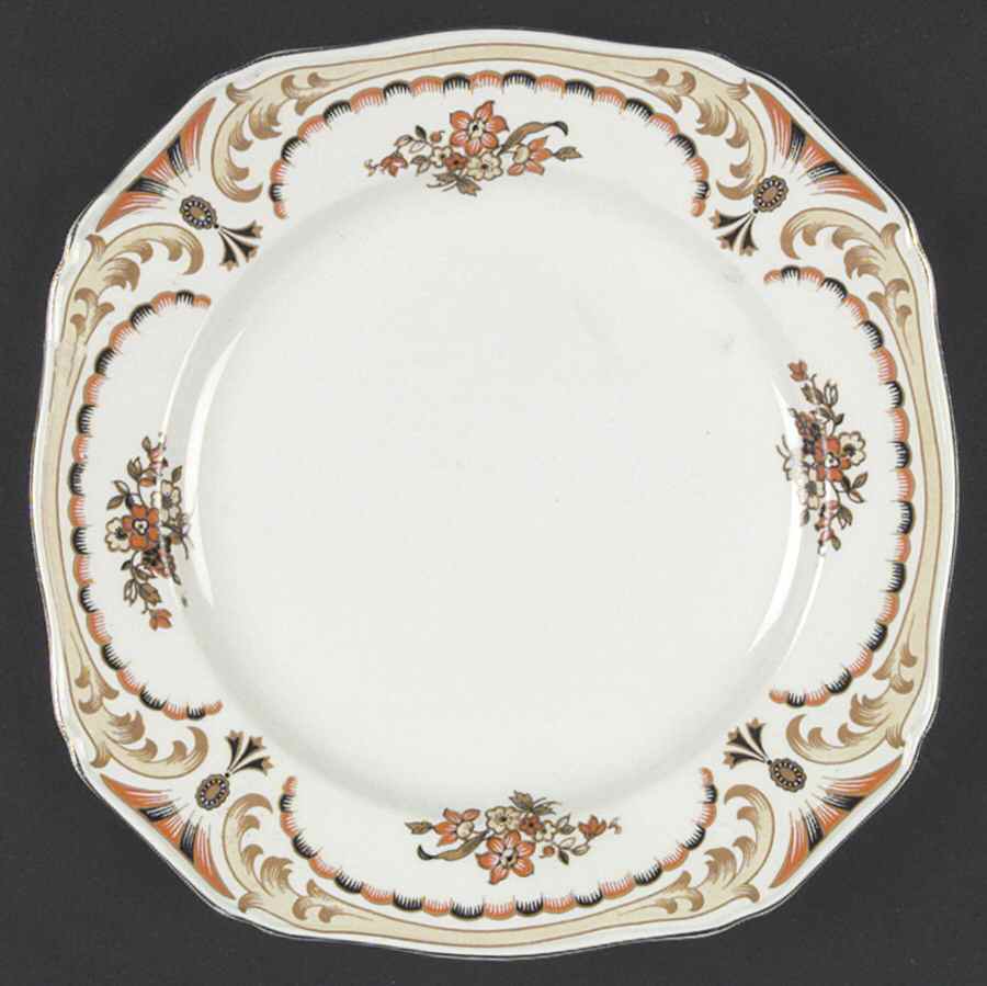 Foyers Square Dinner Plate by Alfred Meakin-1