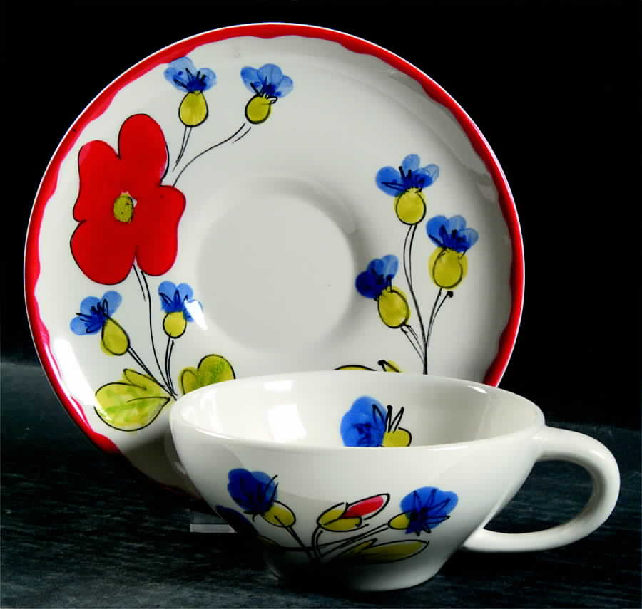 MCI6 Flat Cup & Saucer Set by Mancioli-1