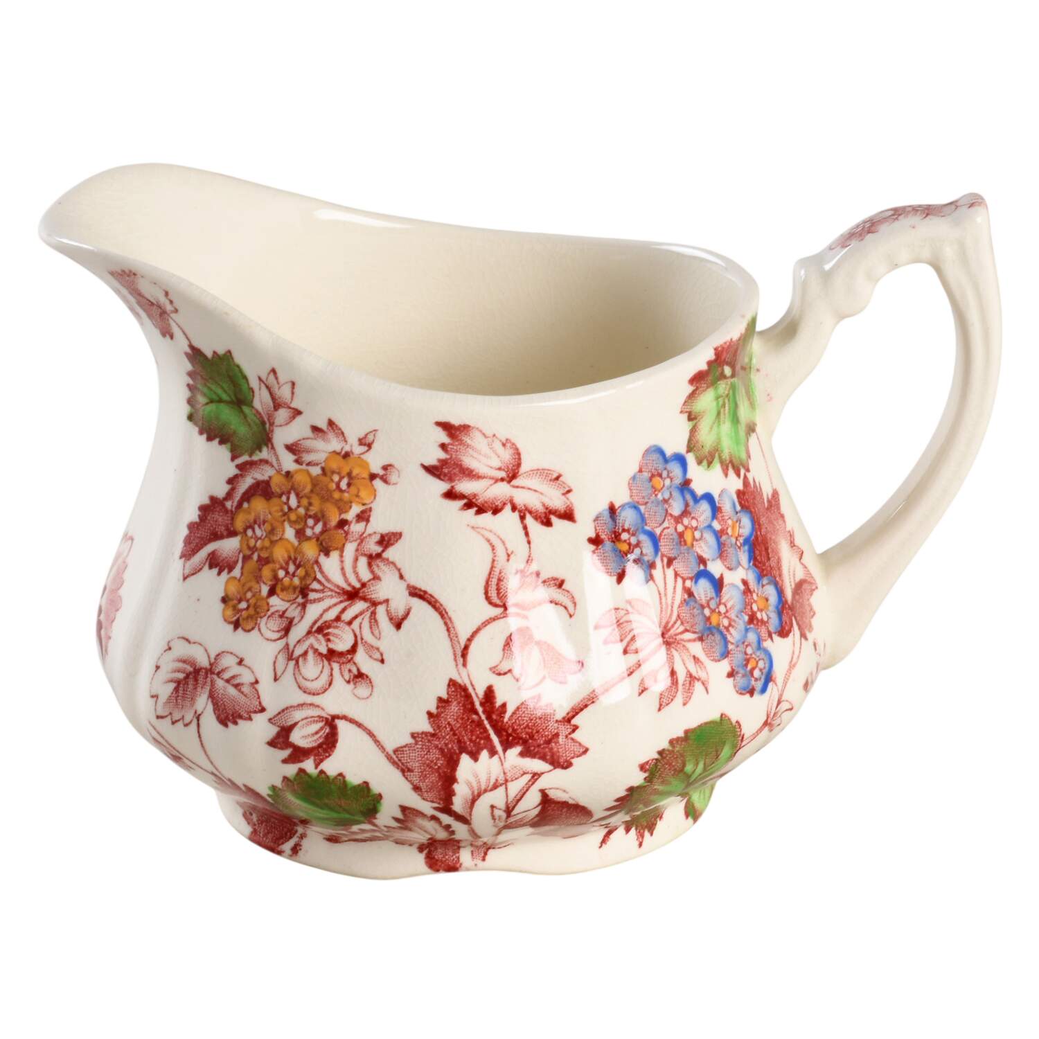 Florette Pink Multicolor Creamer by Alfred Meakin-1