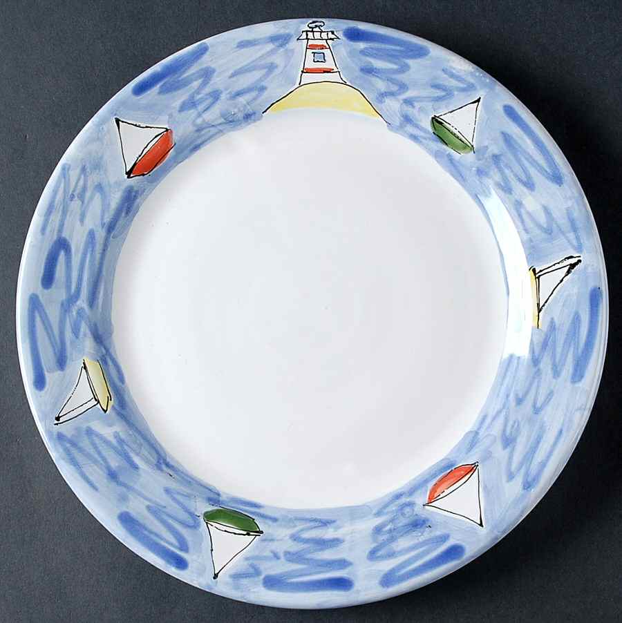 Beach Scene Dinner Plate by Mesa Intl-1