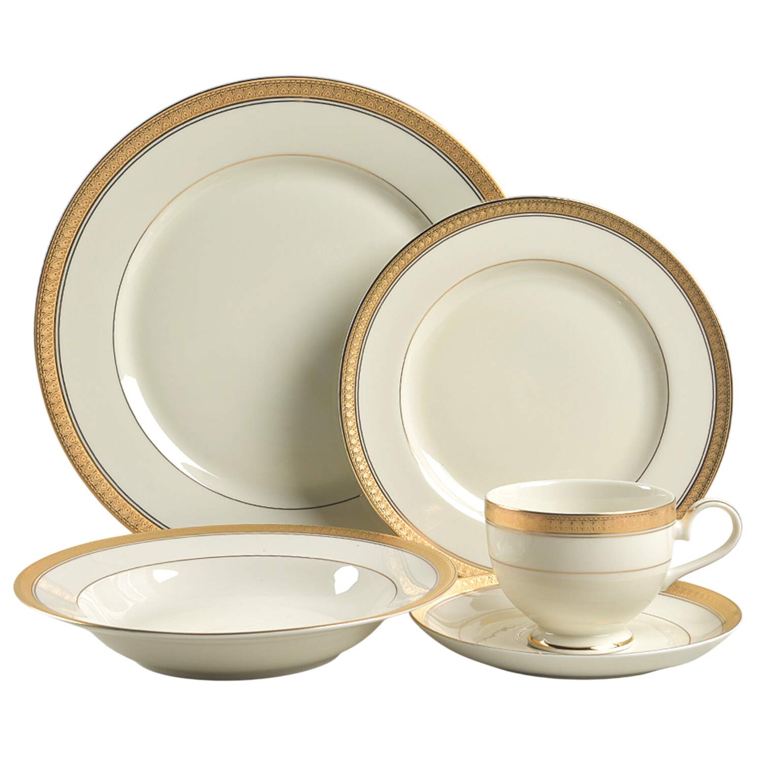 Palatial Gold 40 Piece Estate Set by Mikasa-1