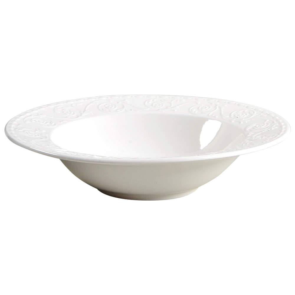 Plaza Lane Rim Fruit/Dessert (Sauce) Bowl by Mikasa-1