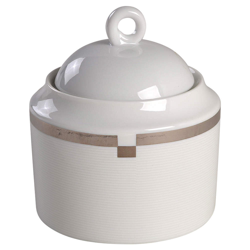 Invitation Platinum Sugar Bowl & Lid by Mikasa-1
