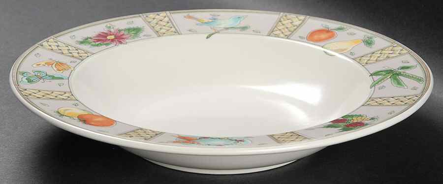 Summer Jewels Large Rim Soup Bowl by Mikasa-1
