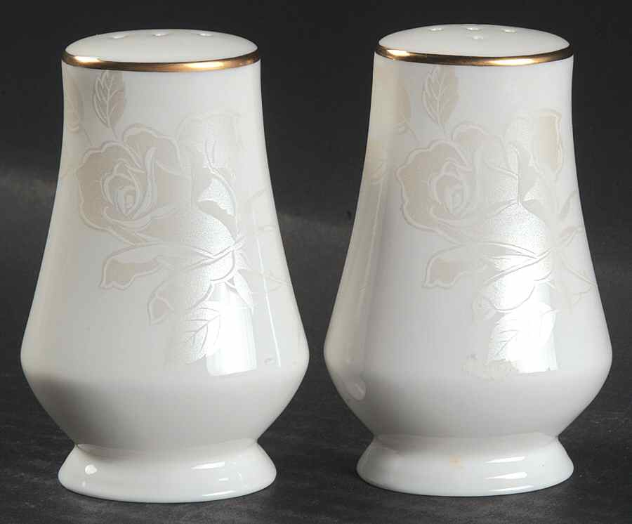 Rosewood Gold Salt & Pepper Set by Mikasa-1