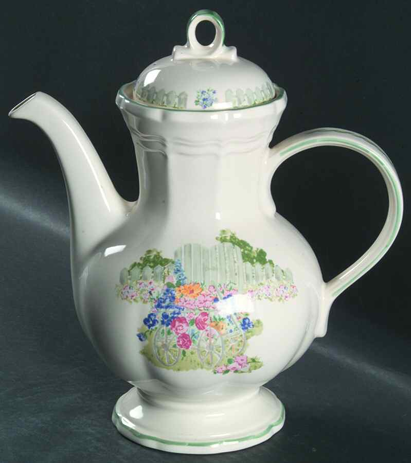 Spring Collage Coffee Pot & Lid by Mikasa-1