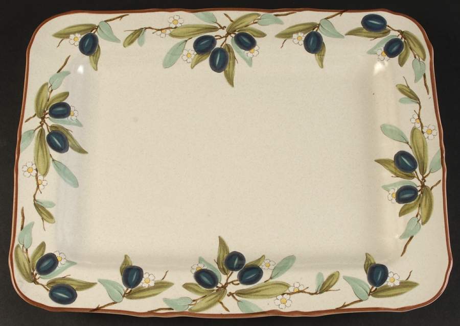 Country Lane 15" Rectangular Serving Platter by Mikasa-1