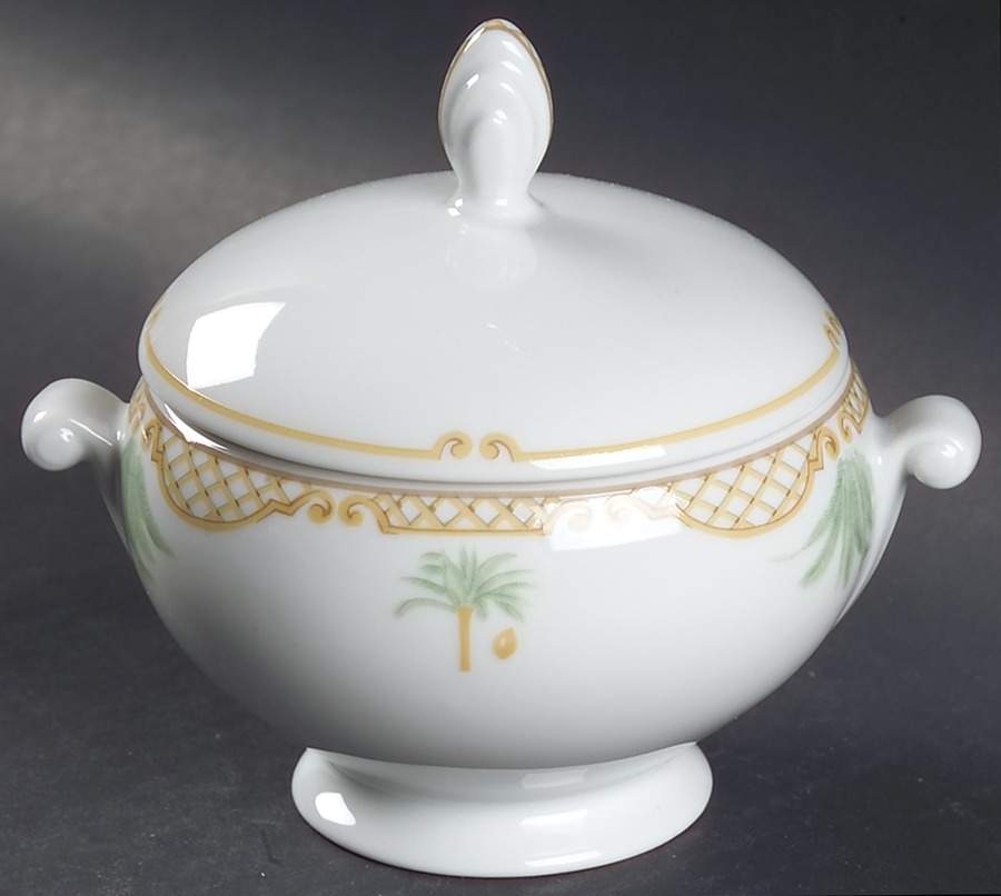 Island Flair Sugar Bowl & Lid by Mikasa-1